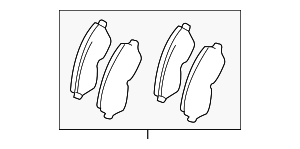 446535070 - : Brake Pads Front for Toyota Image