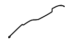 D10E67501 - Wiper &amp; Washer: Windshield Washer Hose for Mazda Image