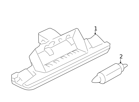 License Lamps for 2007 Audi A6 Quattro #0