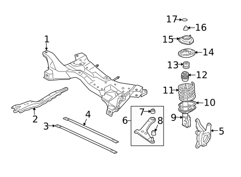 Suspension Components for 2006 Mitsubishi Lancer #0