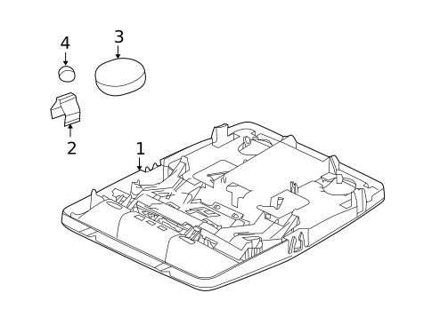 Overhead Console for 2017 Jaguar XJR #0