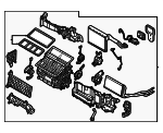KR9P61130C - HVAC: AC &amp; Heater Assembly for Mazda Image