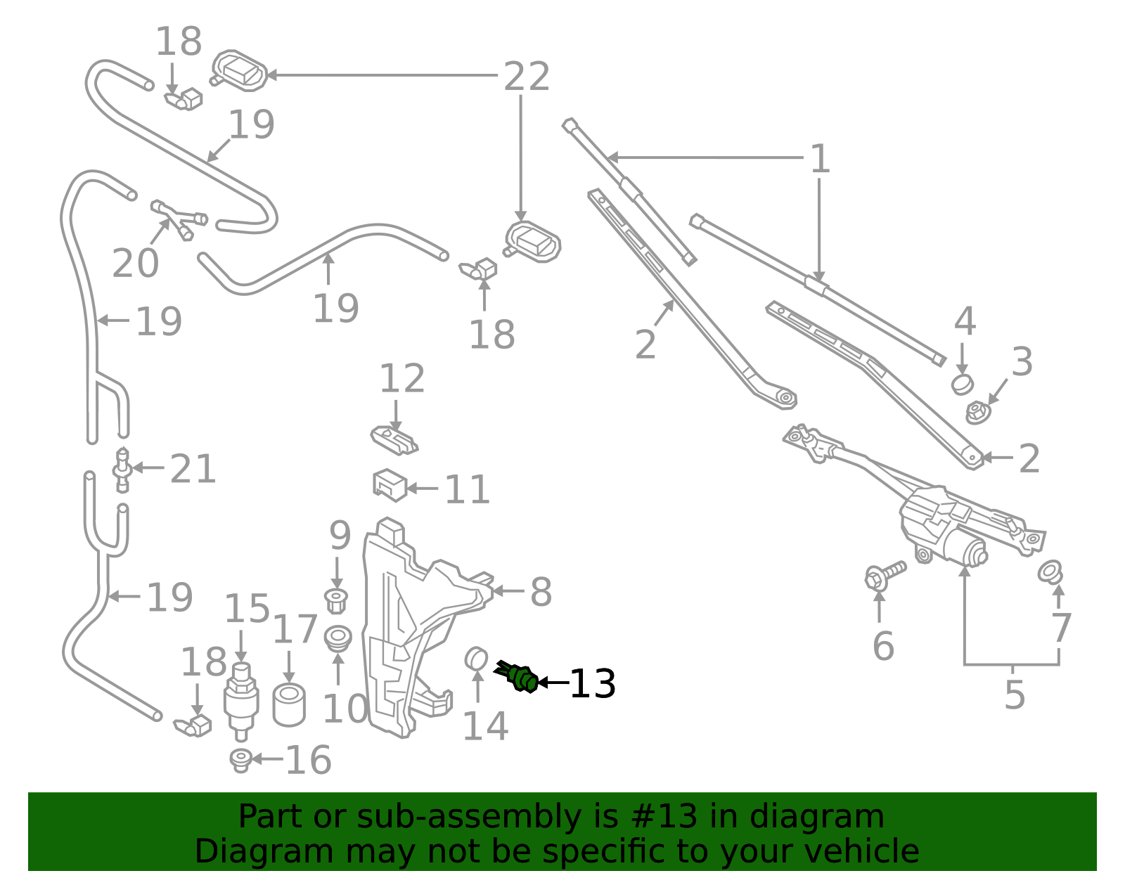 7M0-919-376 - High-Quality Washer Fluid Level Sensor for AutoNation Parts
