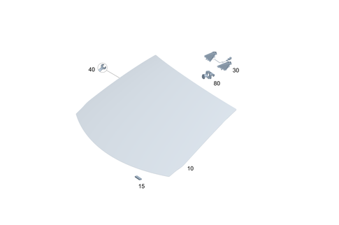 Windshield for 2025 Mercedes-Benz GLB250 #0