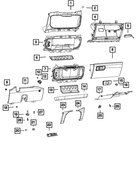 Instrument Panel for 2024 Ram 3500 #4