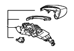 87618AR140 - Body: Mirror Base for Hyundai Image