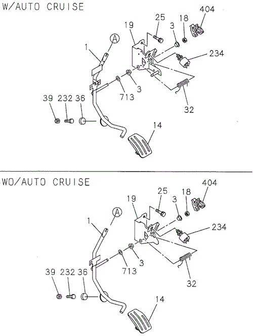 Accelerator Pedal for 1997 Honda Passport #0
