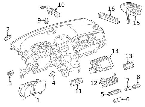Automatic Temperature Controls for 2015 Chevrolet Malibu #0