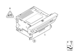 65839123088 - Audio, Navigation, Electronic Systems: Rp Reman Ccc, Cd for BMW Image