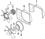 8941533951 - : Fan Blade for Isuzu Image
