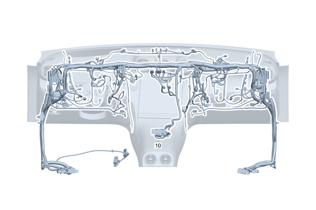 2365401265 - Electrical Equipment and Instruments: Electrical Wiring Harness for Mercedes-Benz: CLE300, CLE450, CLE53 AMG Image image