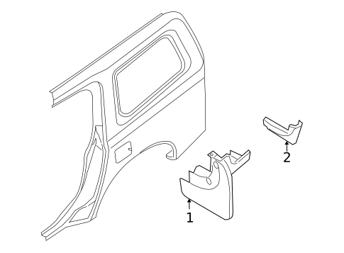 Exterior Trim - Quarter Panel for 2010 INFINITI QX56 #0