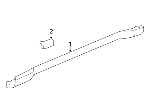 Exterior Trim - Pillars for 2007 Chevrolet HHR #1