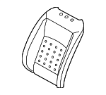 52107303416 - : Seat Back Cover for BMW: 535i GT, 535i GT xDrive, 550i GT, 550i GT xDrive, 740Li, 750i, 750Li, ActiveHybrid 7 Image