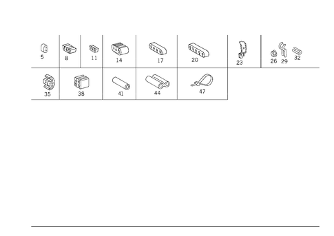 Brake Line Mounting for 2000 Mercedes-Benz C280 #0