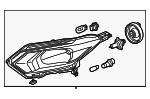 33150T7SA01 - : 2016-2018 Honda HR-V - Headlight Assembly L for Honda: HR-V Image