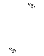 19204160 - Electrical: Belt &amp; Retractor Lower Bolt for Pontiac: Vibe Image