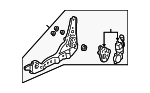 81230SZ5A12 - Body: Recline Adjuster for Acura Image