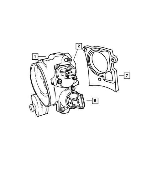Throttle Body for 2005 Chrysler Pacifica #0