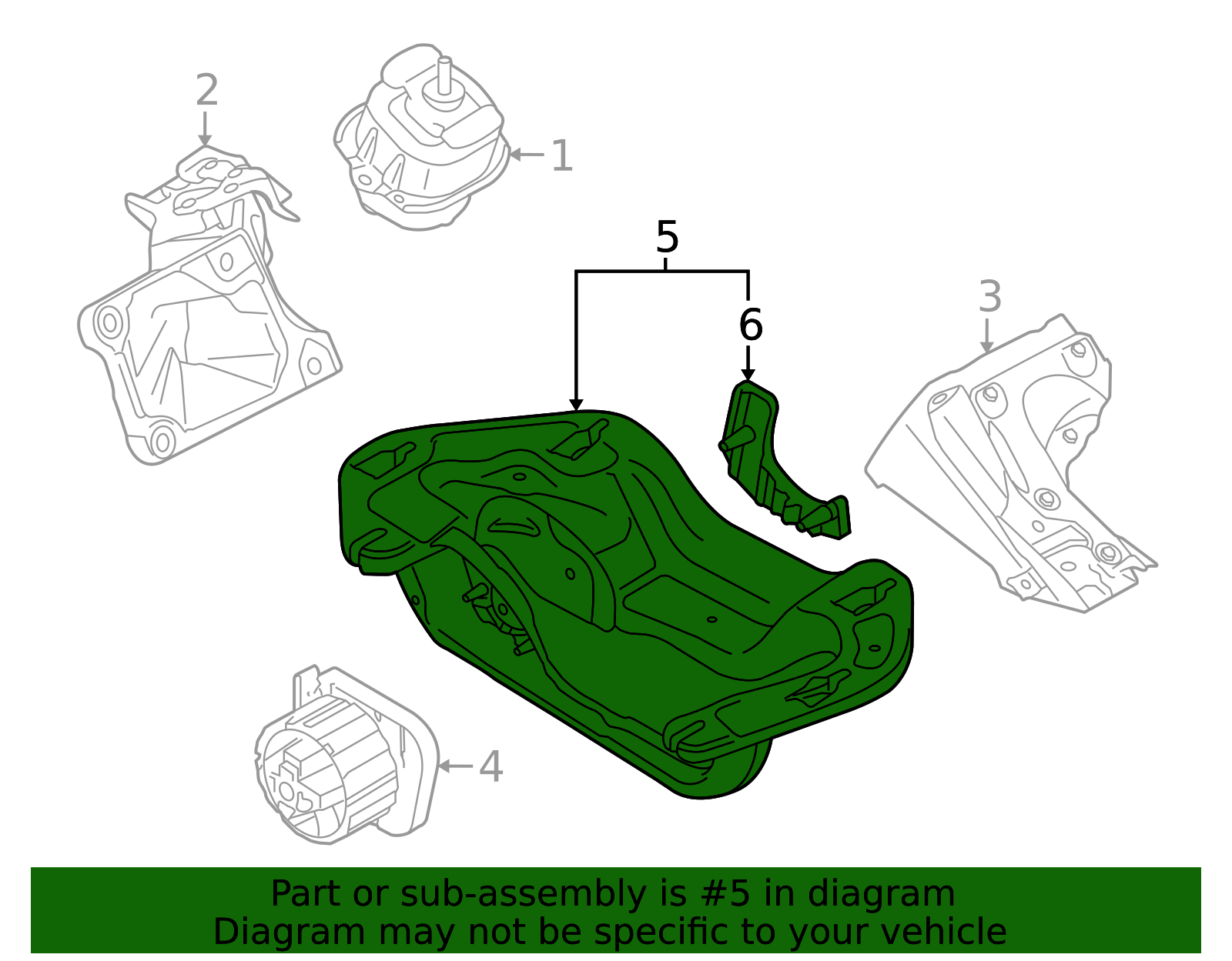 22-32-6-854-187 - Trans Cross-Member 2007-2019 BMW | BMW Mini Parts ...