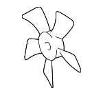 1636120070 - Cooling System: Fan Blade for Lexus: RX300 Image