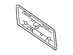 8101711 - Body: License Plate Bracket for Mercedes-Benz Image