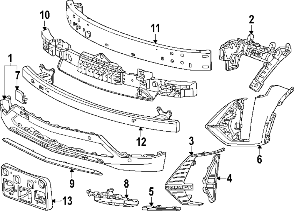 2023-2025 Cadillac LYRIQ Fascia 85692845 | GM Parts Center