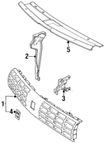 25534700 - Body: Grille for Oldsmobile: 98 Image