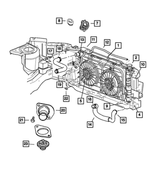 5005519AE - Cooling: Crossmember Isolator for Mopar Image
