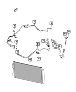 68275744AA - Air Conditioners and Heaters: A/c Liquid Line for Mopar Image