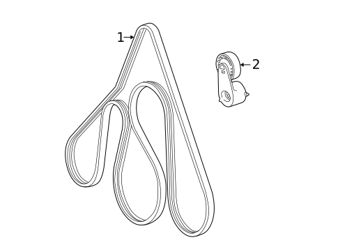 Belts & Pulleys for 2004 Ford Ranger #0