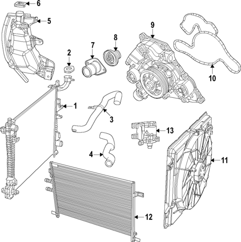 Cooling System for 2023 Dodge Durango #0