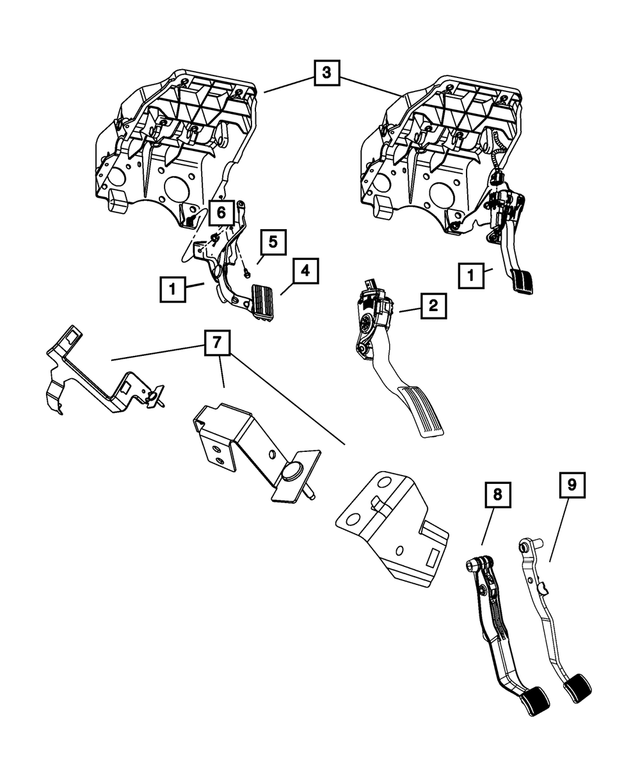 4801634AA - Electrical: Connector Bracket for Mopar Image image