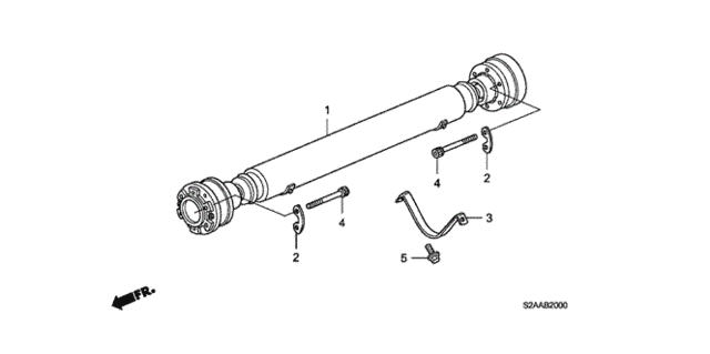 Propeller Shaft for 2008 Honda S2000 #0