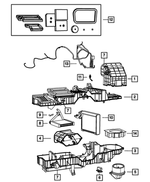 68004243AA - Air Conditioners and Heaters: A/c And Heater Wiring for Mopar Image image