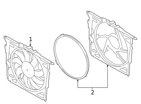 Cooling Fan for 2016 BMW M6 #0
