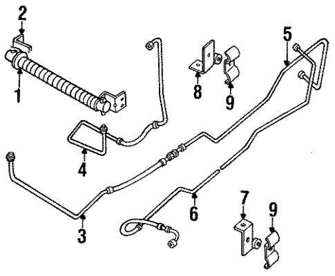 Oil Cooler for 1993 Land Rover Defender 110 #0