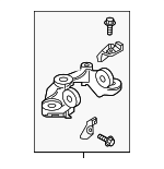 TK783908YD - Engine: Mount Bracket for Mazda: 6, CX-5, CX-9 Image
