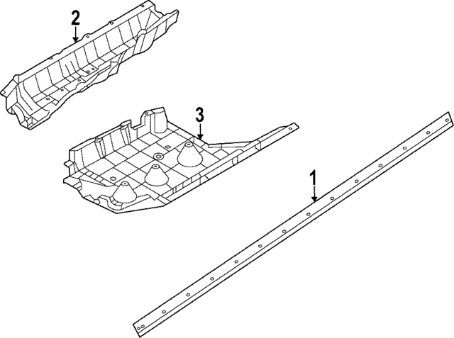 748146SA3B - Body: Under Cover for INFINITI: QX60 Image