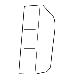 41217421749 - Body: Aperture Panel Center Bracket for BMW: 740e xDrive, 740i, 740i xDrive, 745e xDrive, 750i, 750i xDrive, M760i xDrive Image