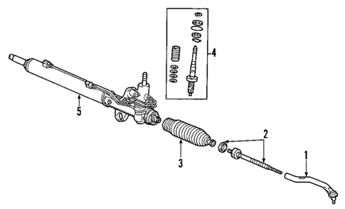 Steering Gear & Linkage for 2006 Acura RL #1