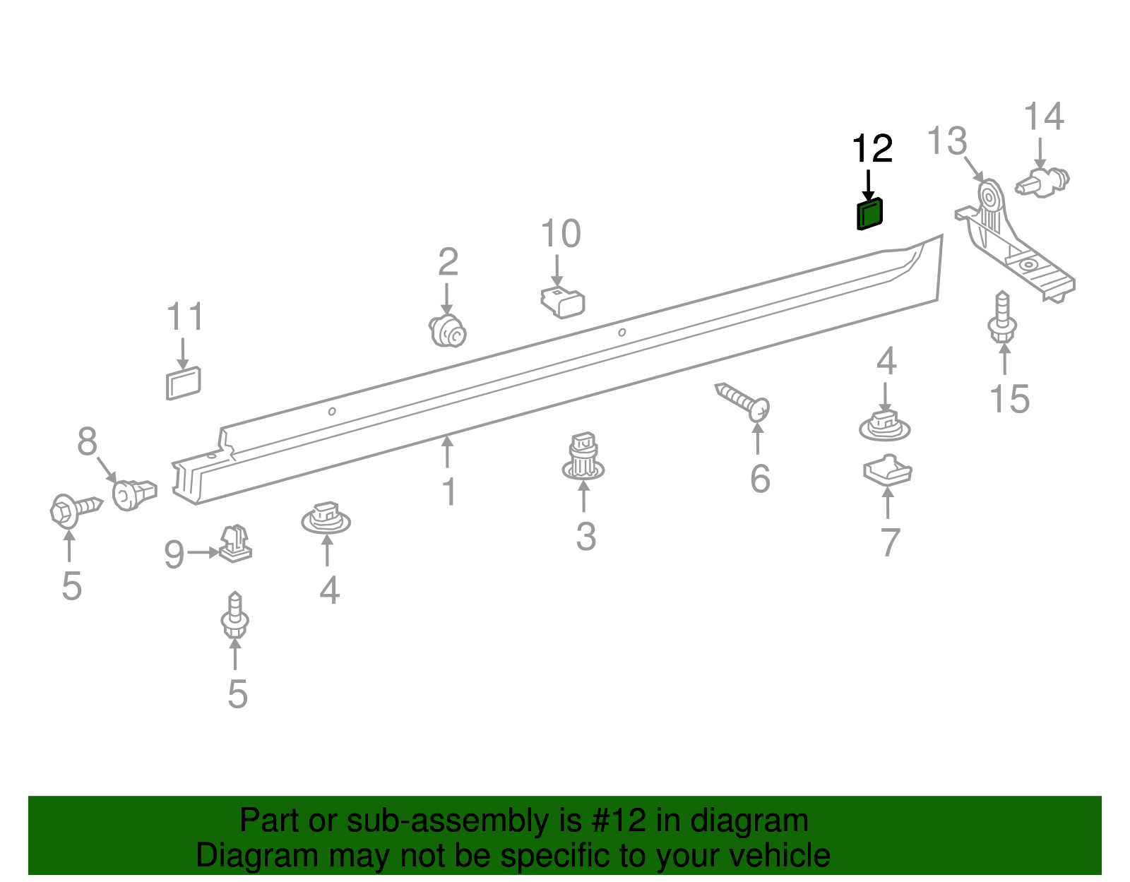 トヨヨ Toyota OEM Fender Flare (Right, Front) 75871-04060 | Toyota
