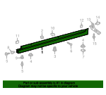 yページ OEM 2018-2025 Toyota Camry Rocker Molding Part # 75851-06941