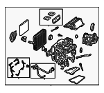 2228302405 - HVAC: HVAC Unit Case Assembly for Mercedes-Benz Image