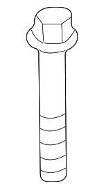 B61115966 - Cooling System: Support Bracket Adjust Bolt for Mazda: Miata Image