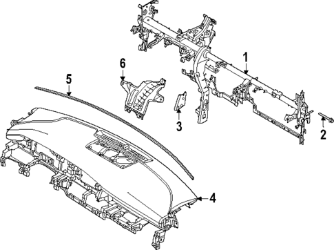 Instrument Panel for 2025 Hyundai Tucson #2