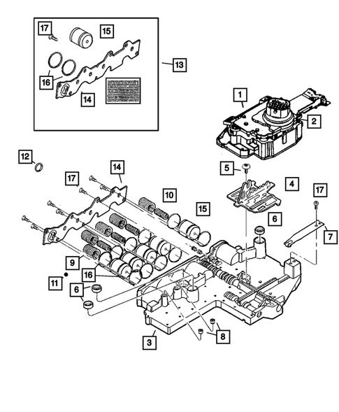 Valve Body for 2006 Jeep Liberty #0