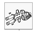 94610608061 - Cooling System: Thermostat Housing for Porsche: Cayenne, Panamera Image