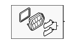 BJS751920 - Body: Quarter Panel Vent for Mazda Image