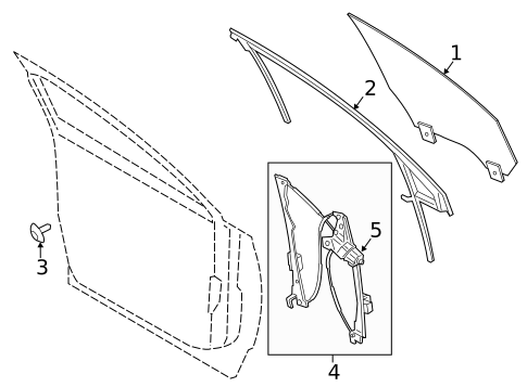 Front Door for 2018 Lincoln MKC #1